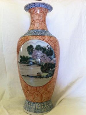 1st side of vase