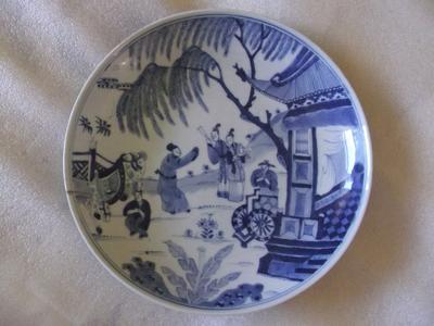 Showing front of plate/ dish