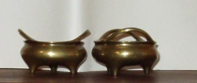Chinese Brass Bowls (pair)