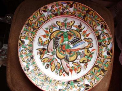 Chinese plate/1000 butterflies