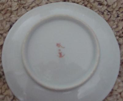 mark on plate