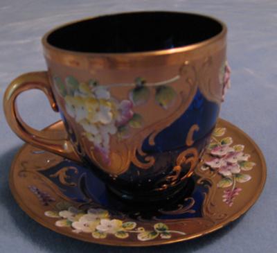 colbolt blue teacup/saucer set