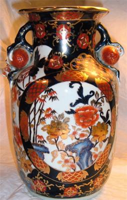 Picture of one of the pair of vases