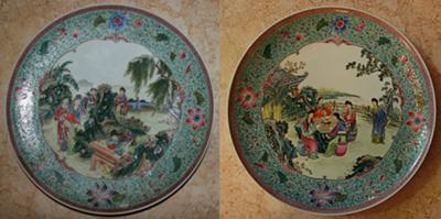 Plates 01 & 02 - 33cm. diameter