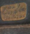 Old sticker on one of the panels