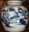 Antique Blue and White Chinese Ginger Jar